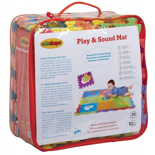  Edushape Play & Sound Mat 40x40, 25 Piece