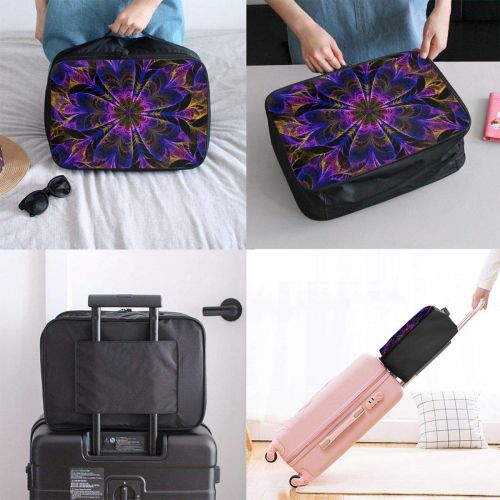  Edward Barnard-bag Kaleidoscope Colourful Travel Lightweight Waterproof Foldable Storage Carry Luggage Large Capacity Portable Luggage Bag Duffel Bag