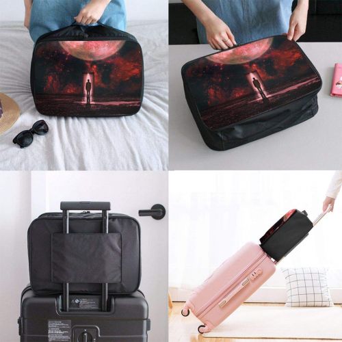  Edward Barnard-bag Planet Fantastic Travel Lightweight Waterproof Foldable Storage Carry Luggage Large Capacity Portable Luggage Bag Duffel Bag