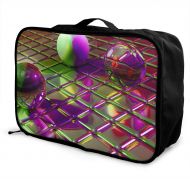 Edward Barnard-bag Balls Cubes Colour Travel Lightweight Waterproof Foldable Storage Carry Luggage Large Capacity Portable Luggage Bag Duffel Bag