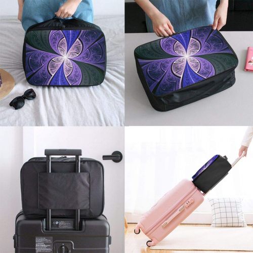  Edward Barnard-bag Petal Art Style Abstraction Travel Lightweight Waterproof Foldable Storage Carry Luggage Large Capacity Portable Luggage Bag Duffel Bag