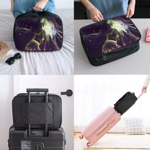  Edward Barnard-bag Dark Girl Devil Travel Lightweight Waterproof Foldable Storage Carry Luggage Large Capacity Portable Luggage Bag Duffel Bag