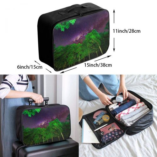  Edward Barnard-bag Milky Way Sky Nature Travel Lightweight Waterproof Foldable Storage Carry Luggage Large Capacity Portable Luggage Bag Duffel Bag