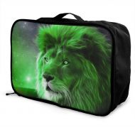 Edward Barnard-bag Star Lion Art Travel Lightweight Waterproof Foldable Storage Carry Luggage Large Capacity Portable Luggage Bag Duffel Bag