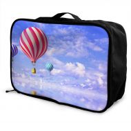 Edward Barnard-bag Air Balloons Sea Clouds Travel Lightweight Waterproof Foldable Storage Carry Luggage Large Capacity Portable Luggage Bag Duffel Bag