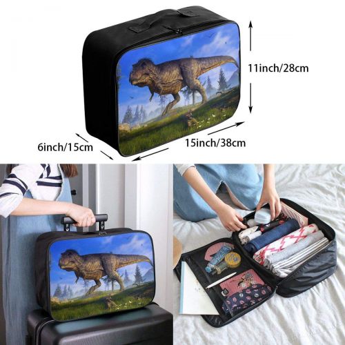  Edward Barnard-bag Jurassic Tyrannosaurus Travel Lightweight Waterproof Foldable Storage Carry Luggage Large Capacity Portable Luggage Bag Duffel Bag