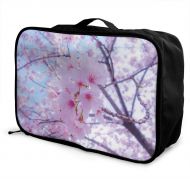 Edward Barnard-bag Sakura Flowers Bloom Travel Lightweight Waterproof Foldable Storage Carry Luggage Large Capacity Portable Luggage Bag Duffel Bag