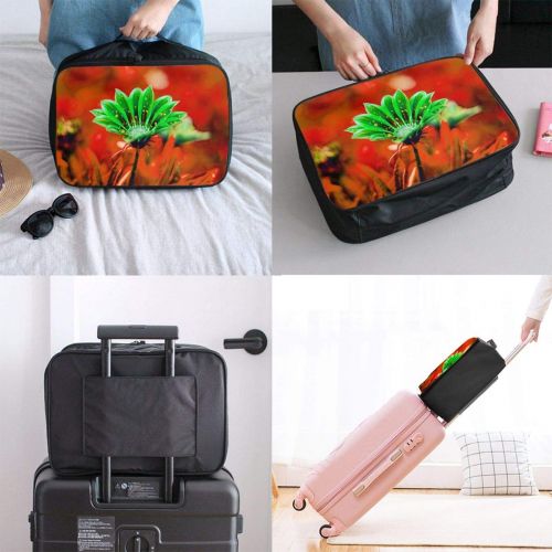  Edward Barnard-bag Flower Dew Drops Petals Travel Lightweight Waterproof Foldable Storage Carry Luggage Large Capacity Portable Luggage Bag Duffel Bag