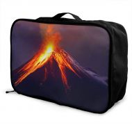 Edward Barnard-bag Volcanic Lava Eruption Travel Lightweight Waterproof Foldable Storage Carry Luggage Large Capacity Portable Luggage Bag Duffel Bag
