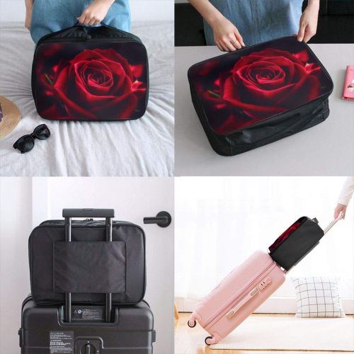 Edward Barnard-bag Rose Flower Petals Travel Lightweight Waterproof Foldable Storage Carry Luggage Large Capacity Portable Luggage Bag Duffel Bag