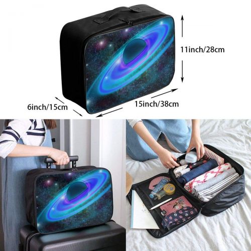  Edward Barnard-bag Planet Galaxy Universe Stars Travel Lightweight Waterproof Foldable Storage Carry Luggage Large Capacity Portable Luggage Bag Duffel Bag