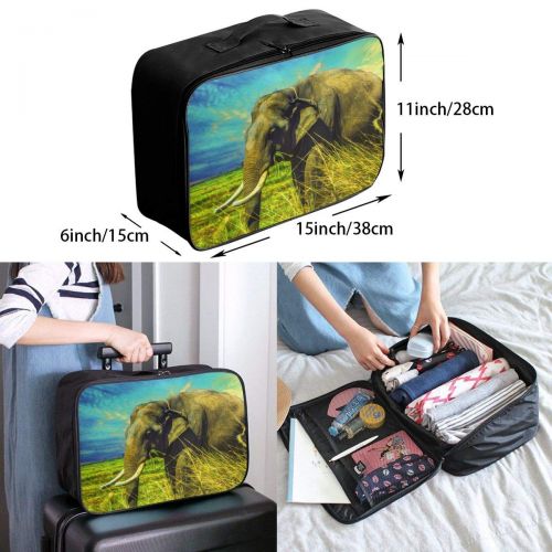  Edward Barnard-bag Elephant Grass Walk Travel Lightweight Waterproof Foldable Storage Carry Luggage Large Capacity Portable Luggage Bag Duffel Bag