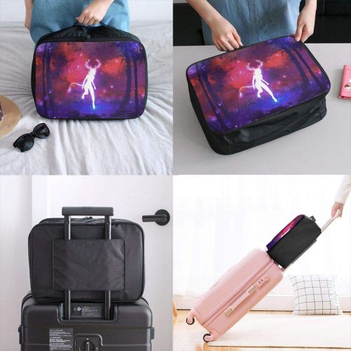  Edward Barnard-bag Supernatural Beings Deer Woman Travel Lightweight Waterproof Foldable Storage Carry Luggage Large Capacity Portable Luggage Bag Duffel Bag