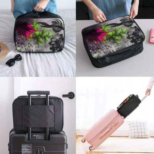  Edward Barnard-bag Abstract Future Art Bird Travel Lightweight Waterproof Foldable Storage Carry Luggage Large Capacity Portable Luggage Bag Duffel Bag