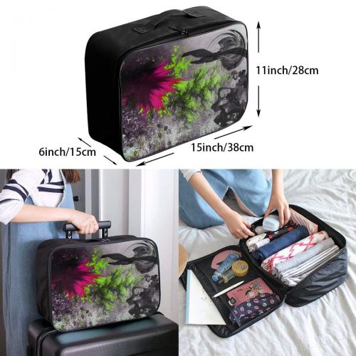  Edward Barnard-bag Abstract Future Art Bird Travel Lightweight Waterproof Foldable Storage Carry Luggage Large Capacity Portable Luggage Bag Duffel Bag