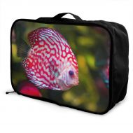 Edward Barnard-bag Fish Color Travel Lightweight Waterproof Foldable Storage Carry Luggage Large Capacity Portable Luggage Bag Duffel Bag