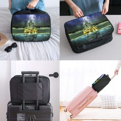  Edward Barnard-bag Turtles Church Head Dome Travel Lightweight Waterproof Foldable Storage Carry Luggage Large Capacity Portable Luggage Bag Duffel Bag