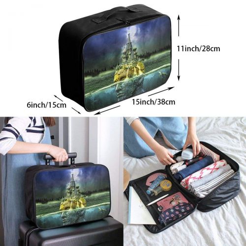  Edward Barnard-bag Turtles Church Head Dome Travel Lightweight Waterproof Foldable Storage Carry Luggage Large Capacity Portable Luggage Bag Duffel Bag