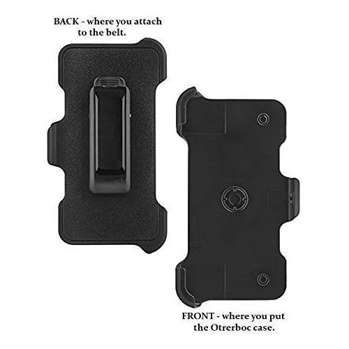  [아마존베스트]Eeejumpe 2 Pack Replacement Holster Belt Clip for Apple iPhone 6/6S/7/8 Otterbox Defender Case(Only 4.7) (2PCS)