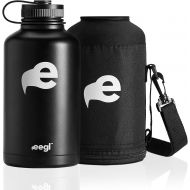 [아마존베스트]Eegl 64 oz Stainless Steel Insulated Water Bottle -Growler - Includes Carry Case - Double Wall Design