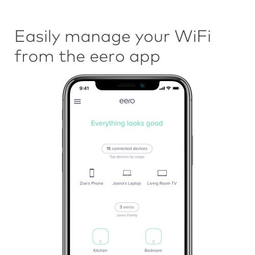  [아마존베스트]Amazon eero mesh WiFi system  router replacement for whole-home coverage (3-pack)