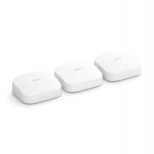  [아마존베스트]Introducing Amazon eero Pro 6 tri-band mesh Wi-Fi 6 system with built-in Zigbee smart home hub (3-pack)