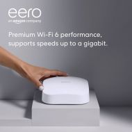 [아마존베스트]Introducing Amazon eero Pro 6 tri-band mesh Wi-Fi 6 router with built-in Zigbee smart home hub