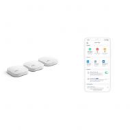 Eero eero Pro WiFi System (Set of 3 eeros)  2nd Generation - Advanced Tri-Band Mesh WiFi System to Replace Traditional Routers and WiFi Range Extenders Coverage with eero Plus 1 Year S