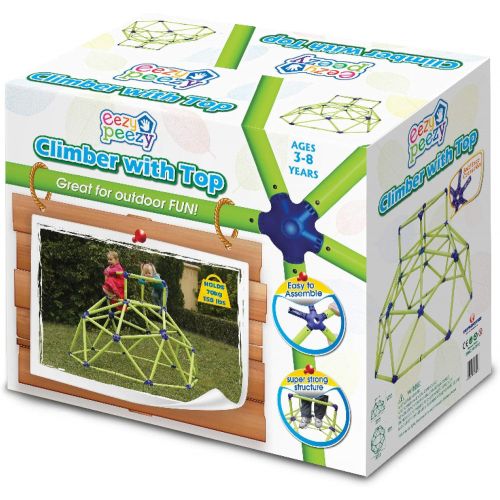  Eezy Peezy Monkey Bars Climbing Tower - Active Outdoor Fun for Kids Ages 3 to 6 Years Old - TM200