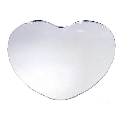  Efavormart.com Efavormart 10 Heart Glass Mirror Wedding Party Table Decorations Centerpieces - 6 PCS