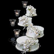 Efavormart.com Efavormart Lovely 4 Tier HEAVY DUTY Acrylic Crystal Glass Clear Cake Dessert Decorating Stand For Birthday Xmas Party Wedding