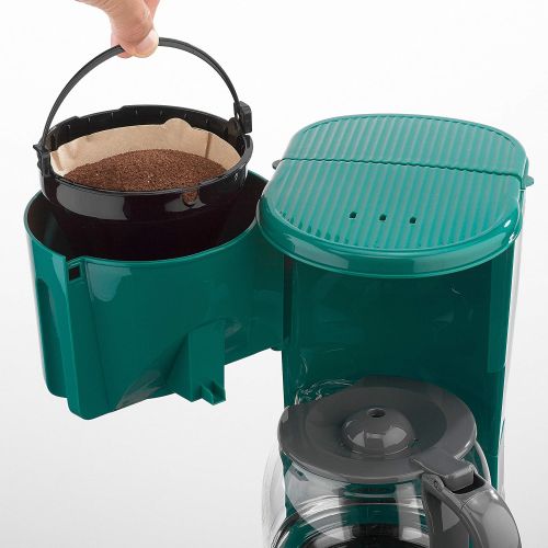 efbe-Schott SC KA 1080.1 GRN Kaffeeautomat 1,25 Liter mit Glaskanne, Metall, Glas, Kunststoff, 1.25 liters, Gruen