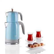 Effak Arzum Cay Sefasi, 1.7 Liters, Electric Teapot, Teapot, Turkish Tea Maker, Russian Tea Machine, Tea Machine, Turkish Tea Machine,