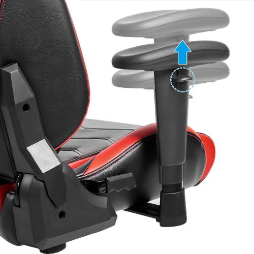  Eficentline Office Chair,Racing Gaming Chair Executive Swivel Leather High Back Computer Chairs with Lumbar Support