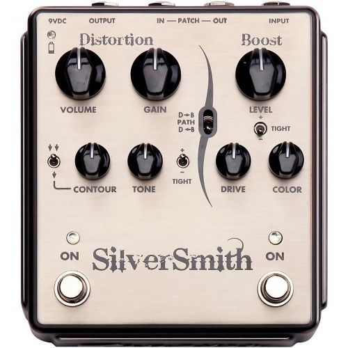  Egnater Silversmith DistortionBoost Guitar Effects Pedal