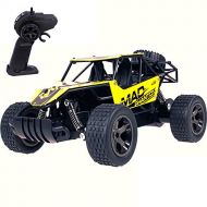 Egoelife All Terrain RC Cars, Remote Control Car Toys High Speed Off Road RC Truck 2WD 2.4Ghz Radio Controlled Electric Racing Car for Kids and Adults(Yellow)