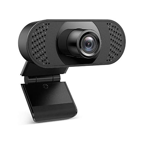 [아마존베스트]Unbekannt Ehome Webcam with Microphone, Webcam 1080P for Laptop, Desktop, USB 2.0 Plug & Play, Webcam PC, Automatic Light Correction for Live Streaming, Video Calls, Online Teaching, Confere
