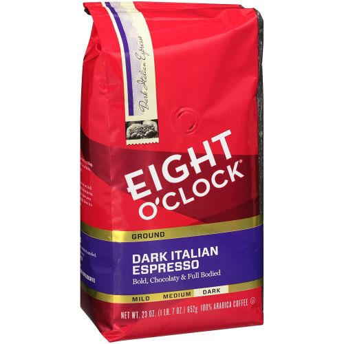  Eight OClock Coffee Eight OClock Ground Coffee, Dark Italian Espresso, 23 Ounce