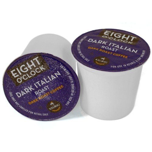  Eight OClock Coffee Eight OClock Dark Italian Roast Coffee Keurig K-Cups, 180 Count