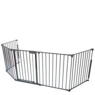 Eight24hours Baby Pet Dog Extra Wide Safety Metal Gate Playard Indoor Outdoor Child Fence