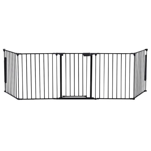  Eight24hours Fireplace Fence Baby Safety Fence Hearth Gate BBQ Metal Fire Gate Pet Dog Cat