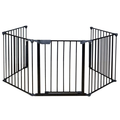  Eight24hours Fireplace Fence Baby Safety Fence Hearth Gate BBQ Metal Fire Gate Pet Dog Cat