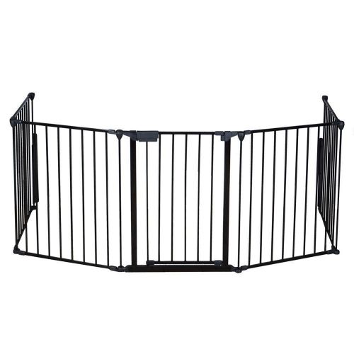  Eight24hours Fireplace Fence Baby Safety Fence Hearth Gate BBQ Metal Fire Gate Pet Dog Cat