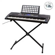 Eight24hours Electronic Piano Keyboard 61 Key Music Key Board Piano With X Stand Heavy Duty