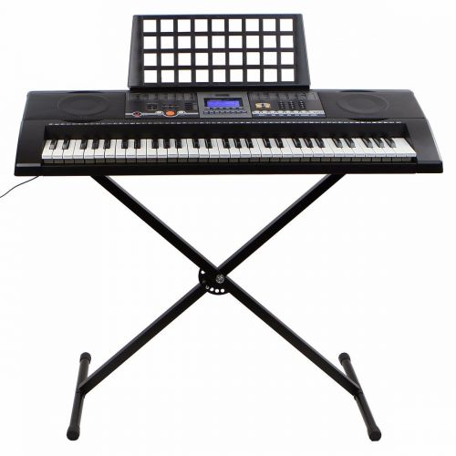  Eight24hours Electronic Piano Keyboard 61 Key Music Key Board Piano With X Stand Heavy Duty