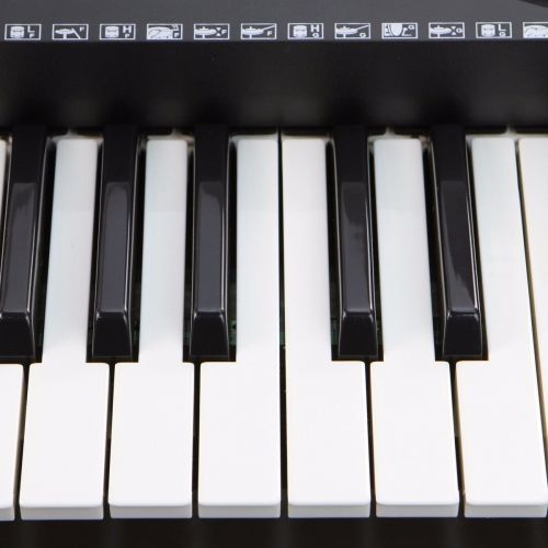  Eight24hours Electronic Piano Keyboard 61 Key Music Key Board Piano With X Stand Heavy Duty