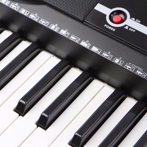  Eight24hours Electronic Piano Keyboard 61 Key Music Key Board Piano With X Stand Heavy Duty