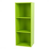 Eight24hours 3 Shelf Bookcase Storage Home Office Bedroom Furniture Bookshelf Green Only Free E-Book