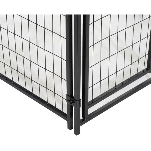  Eight24hours Outdoor Dog Kennel Run House Crate Cage Enclosure Anti-UV Roof Patio Pet Shelter - L48 x W96 xH 58 - 72