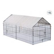 Eight24hours Outdoor 87 Large Dog Kennel Crate Pet Enclosure Playpen Run Cage House w/Cover Only